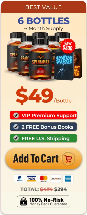 Buy Spartamax 6 Bottle